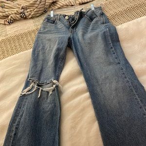 flare baggy jeans